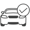 car icon with a check mark